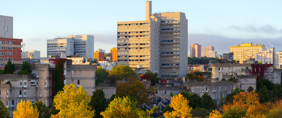 Image en deux parties de la ville de Ivry-sur-Seine